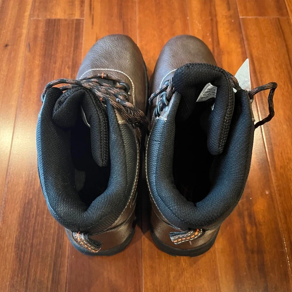 Weatherproof Vintage Jasper Boots‎ Brown Hiking Rugged Trail Laceup New Men 10M